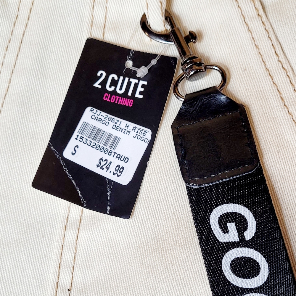 Cargo Denim Joggers - Picture 7 of 9